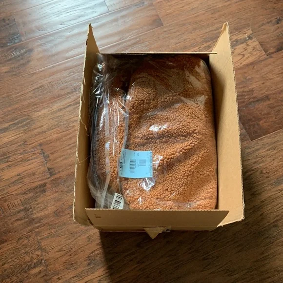 J. Crew Petite double-breasted teddy sherpa topcoat - Picture 8 of 8